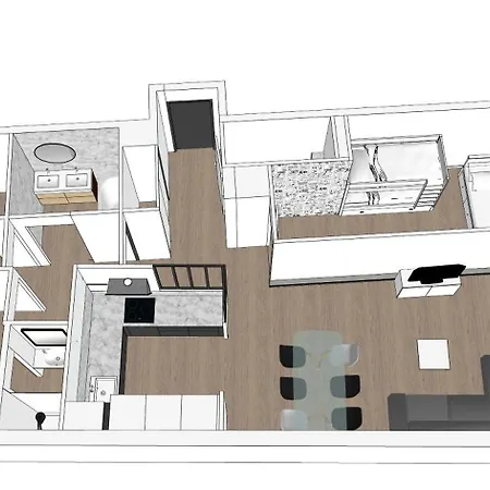 Elegance - Disneyland Paris - Vallee Village - 7 A 9 Personnes Apartment *